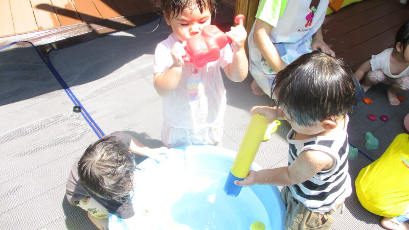 夏を楽しむ子どもたち☆