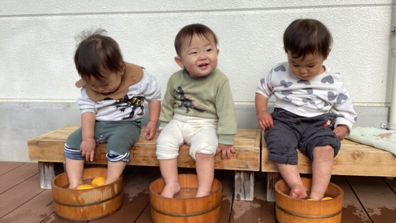 ゆず湯・もちつき