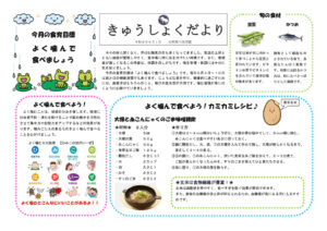 きゅうしょくだよりのサムネイル