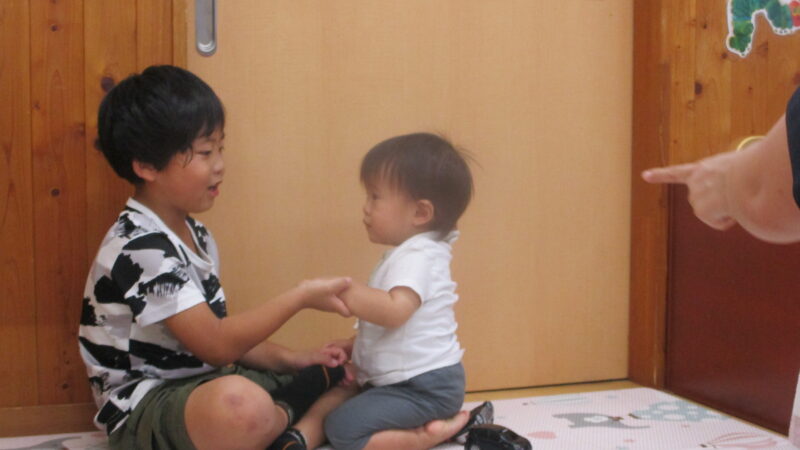 夏休みの学生ボランティアさんと楽しく交流しました♪